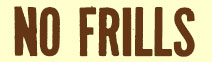 No Frills